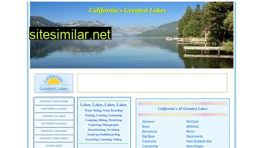 Californiasgreatestlakes similar sites