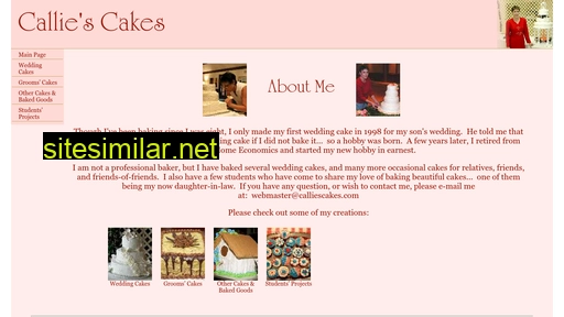 Calliescakes similar sites