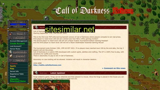 callofdarkness.com alternative sites