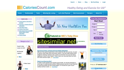 caloriescount.com alternative sites