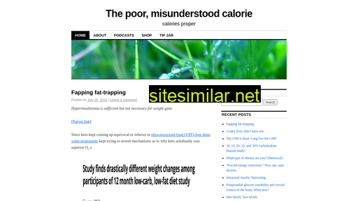 caloriesproper.com alternative sites