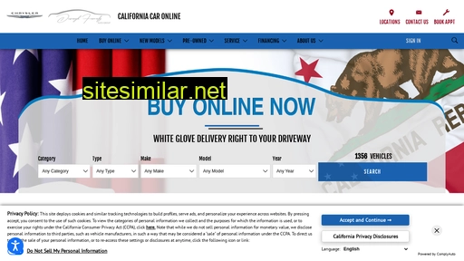 Californiacaronline similar sites