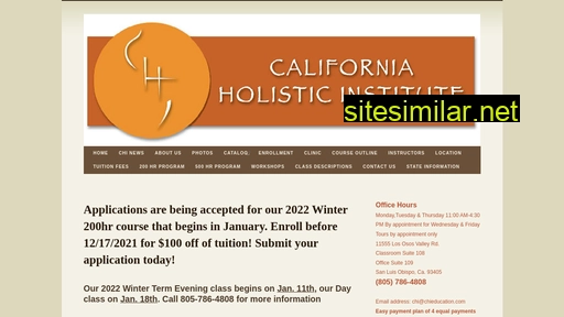 Californiaholisticinstitute similar sites