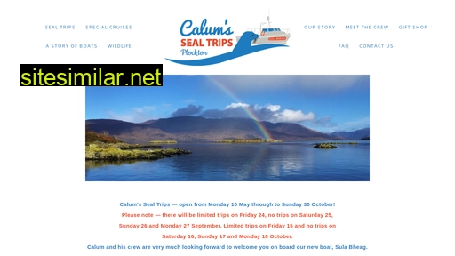 calums-sealtrips.com alternative sites