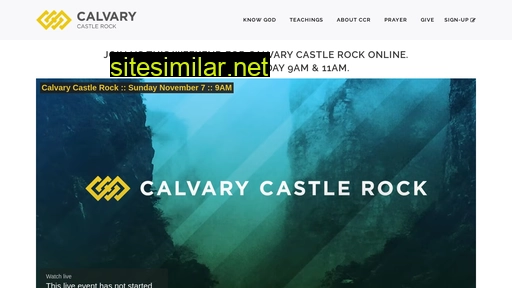 calvarycastlerock.com alternative sites
