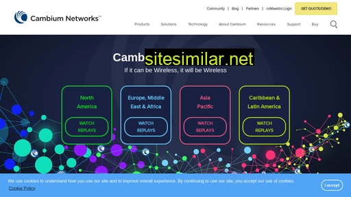 Cambiumnetworks similar sites