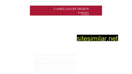 Camelliasbydesign similar sites