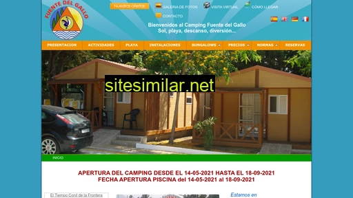 campingfuentedelgallo.com alternative sites