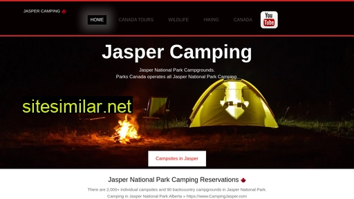 campingjasper.com alternative sites