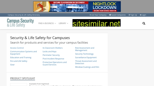 campussecuritydirectory.com alternative sites