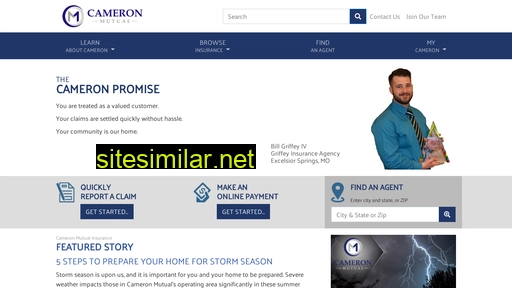 cameron-insurance.com alternative sites