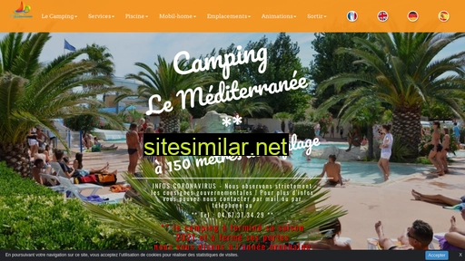 camping-le-mediterranee.com alternative sites
