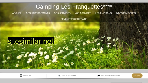 camping-lesfranquettes.com alternative sites