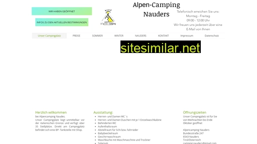 camping-nauders.com alternative sites