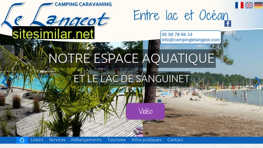campinglelangeot.com alternative sites