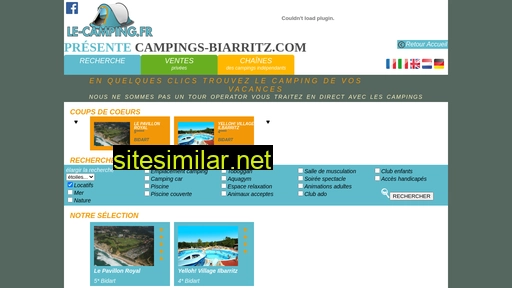 campings-biarritz.com alternative sites