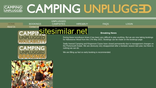 campingunplugged.com alternative sites