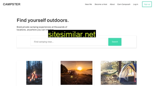 Campster-app similar sites