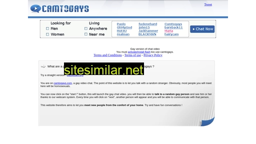 camtogays.com alternative sites