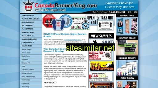 canadabannerking.com alternative sites