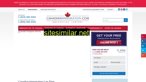 canadianimmigration.com alternative sites