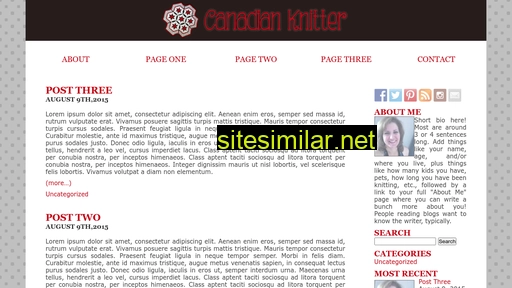 Canadianknitter similar sites