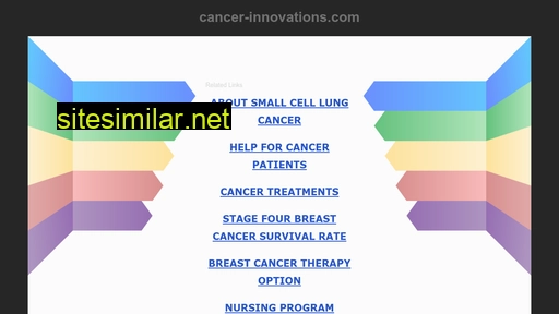 cancer-innovations.com alternative sites