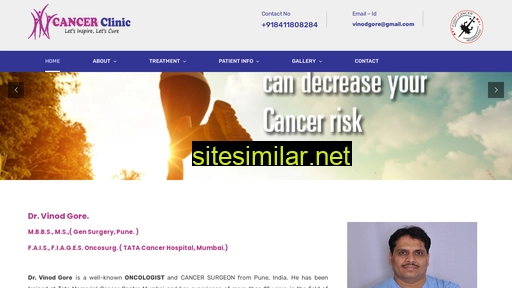 cancerclinicpune.com alternative sites