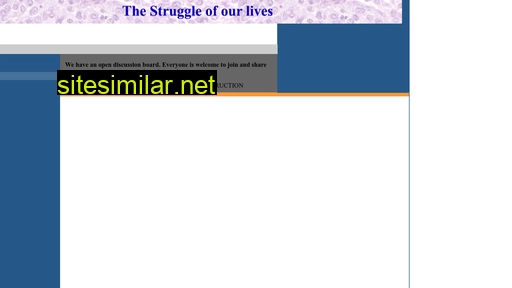 cancerstruggle.com alternative sites