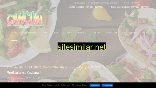 cancun-restaurant.com alternative sites