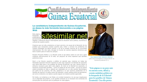 candidaturaindependiente-guineaecuatorial.com alternative sites