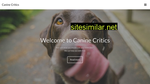 Caninecritics similar sites