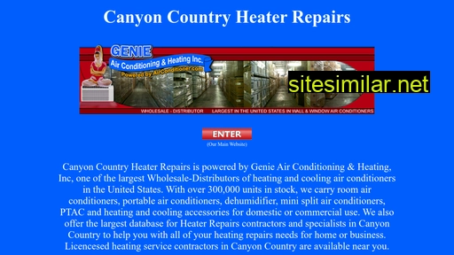 canyoncountryheaterrepairs.com alternative sites
