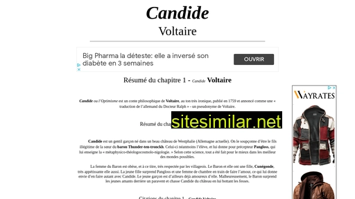 Candide-voltaire similar sites