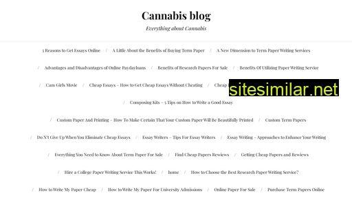 Cannabisblogz similar sites