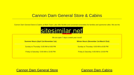cannondam.com alternative sites