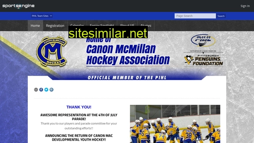 Canonmachockey similar sites
