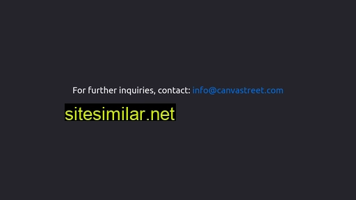 canvastreet.com alternative sites