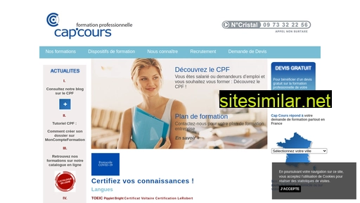 capcours-formationprofessionnelle.com alternative sites