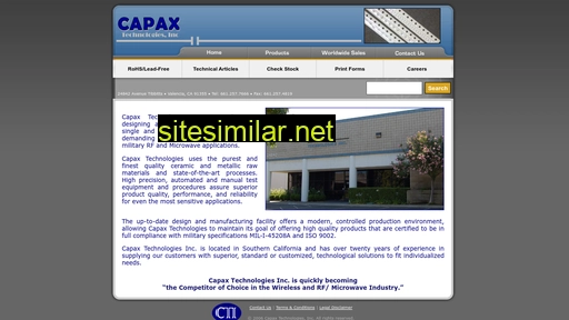 capaxtechnologies.com alternative sites