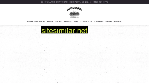 caprasdeli.com alternative sites
