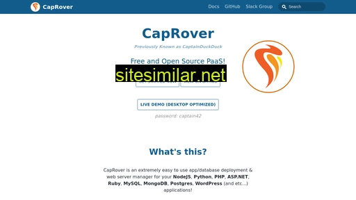 caprover.com alternative sites