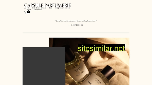 capsuleparfumerie.com alternative sites