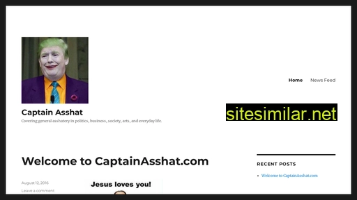 captainasshat.com alternative sites