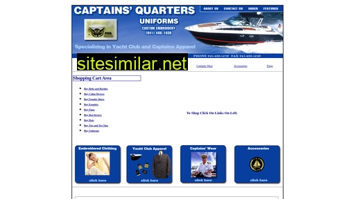 captainsquartersuniforms.com alternative sites