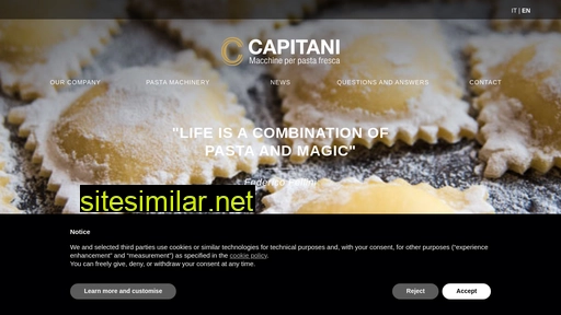 capitanipastamaker.com alternative sites