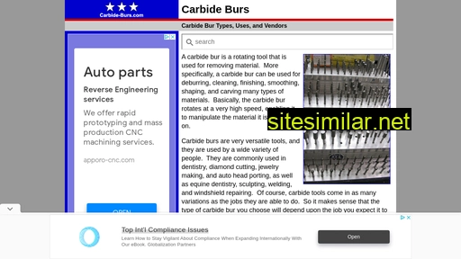 carbide-burs.com alternative sites
