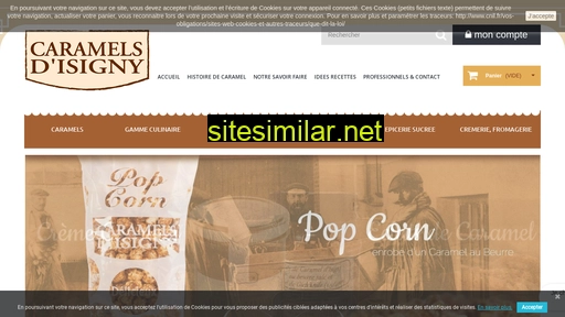 caramels-isigny.com alternative sites