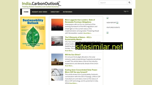 carbon-outlook.com alternative sites