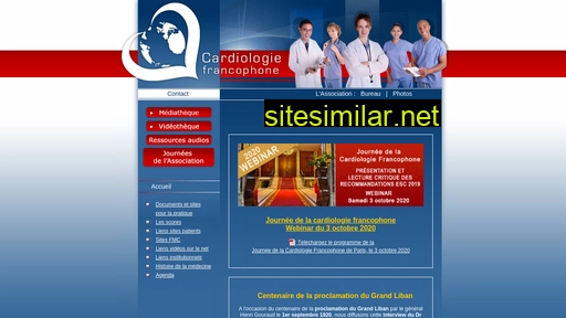 cardiologie-francophone.com alternative sites